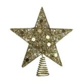 Northlight Pre-Lit Glittered Star Tree Topper