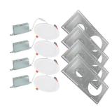 6-in Selectable CCT LED Downlight (4-Pack)