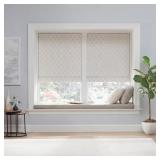 Darien Linen Ogee Pattern Roller Shade