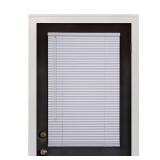 White Cordless Mini Blinds 1in Slats 25Wx42L
