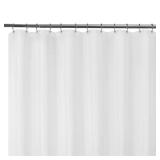 72x70 in. Waterproof Shower Liner White