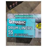 Ultrasac drum liners 55 gal 50 count