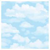 Cloud Nine Blue/White Wallpaper