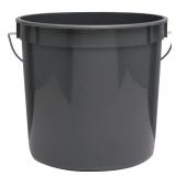 2.5 Quart Gray Plastic Paint Bucket
