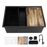 27 in. Undermount Sink with Faucet