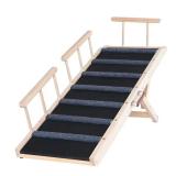Dog Ramp: Folding Wooden Pet Ramp for Bed