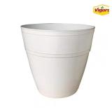 Inez Chalk Planter HD Resin 11.4" D x 9.8" H