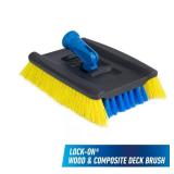Lock-On Wood and Composite Deck Brush