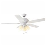 Rockport 52 in Indoor LED White Ceiling Fan