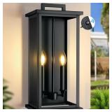 Dusk to Dawn Outdoor Lanterns   1 Pack 20" H