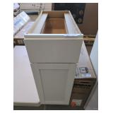 12" x 34.5 x 24" White Base Cabinet