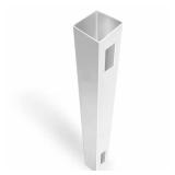 Linden 5x5x8 ft White Vinyl Fence Post