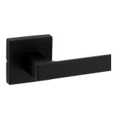 Kwikset Singapore Matte Black Lever 1-3/4"