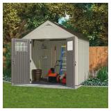 BOX 2 ONLY! Tremont 7 ft Resin Storage Shed 8 ft