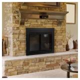 Alpine Large Glass Fireplace Doors