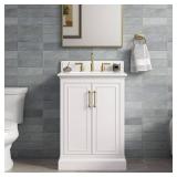 Ravenscroft 25-in. White Swan Vanity w/ Top