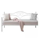 Metal Daybed Frame, White Twin Bed