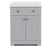 Everdean 25x19x34 Bath Vanity w/ Marble Top