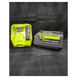 Ryobi 40V 6Ah Lithium Ion Battery With Charger