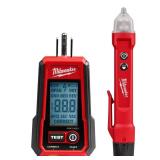 Milwaukee GFCI Receptacle Tester w/ LED