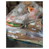 Skid of miscellaneous home depot