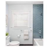 White Cordless Fauxwood 2" Slats 84x72