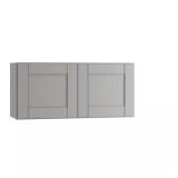 Arlington Gray Plywood Wall Cabinet 24x12x12