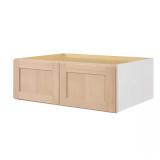 Wall Kitchen Cabinet, 12x24x33, Unfinished