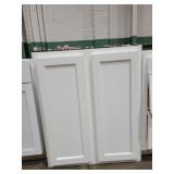 White wall cabinet aprox 36"Hx30"Lx12"w