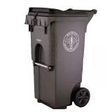 Official NYC Trash Bin 35-Gal. with Lid