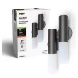 2 Pack Portable Sconce Black LED Scone