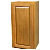 Economy 21" x 12"x30" Golden Oak Wall Cabinet