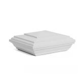 ArmorGuard 4x4 White Beveled Post Sleeve Cap