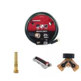 Husky Brass Faucet Adapter 5/8" x 25 ft Hose