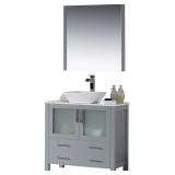 Blossom 36" Vanity with Ceramic Vessel Sink