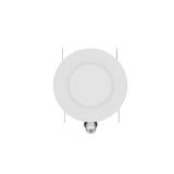 Retrofit 6 in. Matte White LED Trim (4-Pack)
