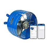 QuietCool Smart attic gable fan 16.5-in dia