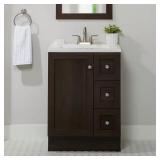 Glacier Bay 25" Sink Vanity with Marble Top