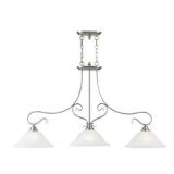 Livex Coronado 3 Pendant, Brushed Ni