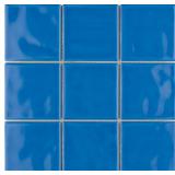 Twist Square Blue Sky Ceramic Mosaic Tile
