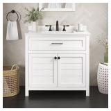 Hanna 36" Vanity with White Top