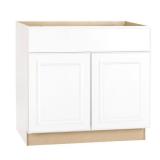 Hampton Bay 36x24x34.5 in Satin White Cabinet