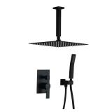 Matte Black Dual Shower Heads 2.5 GPM