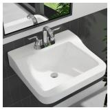 Glacier Bay Aragon 19-in China Sink White