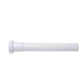 White Sink Drain Extension Tube