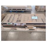LOT OF  Anderson white glass door 36"W 80"H 5XBID