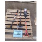 Husky Sledgehammer, husky pickaxe, shovel