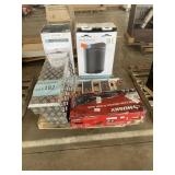 Humidifier, Floor Jack, Trash Can, Tool Chest