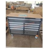 46" 9 drawer Husky tool bench