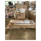 Glacier bay vanity, flooring, leak barrier